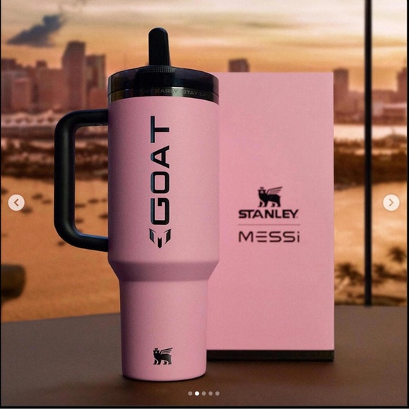 Stanley Other - THE MESSI X STANLEY QUENCHER PROTOUR FLIP STRAW TUMBLER 40OZ CUP LIMITED EDITION